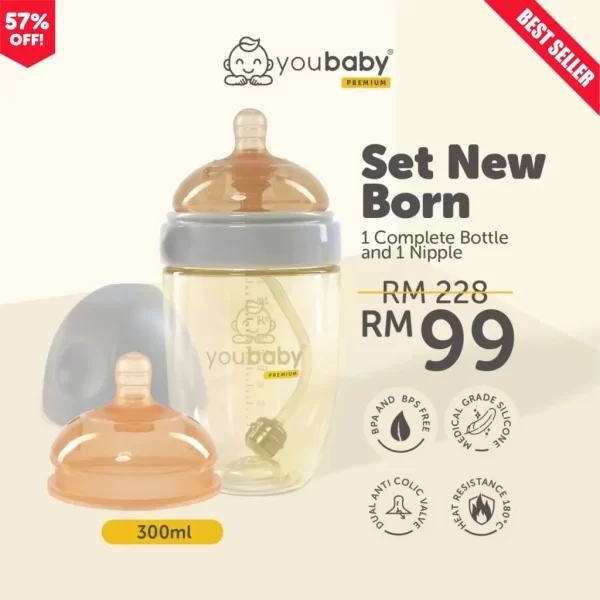 1x Botol SUSU 300ml + Free Puting